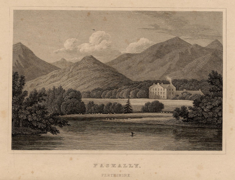 afbeelding van prent Faskally, Perthshire van J.P. Neale (Pitlochry)