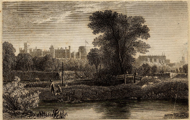 afbeelding van prent Windsor castle van nn (Windsor)