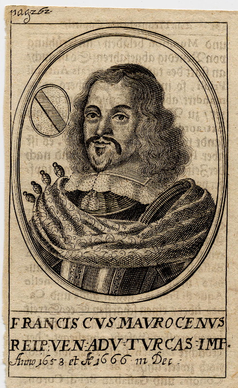 afbeelding van prent Franciscus Maurocenus van nn (Politici, Adel, )