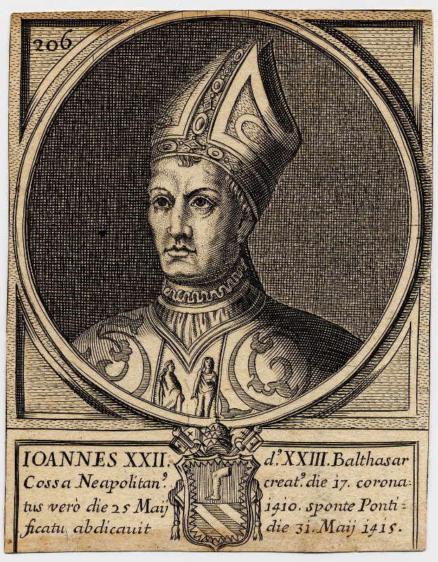 afbeelding van prent Ioannes XXII d´XXIII van nn