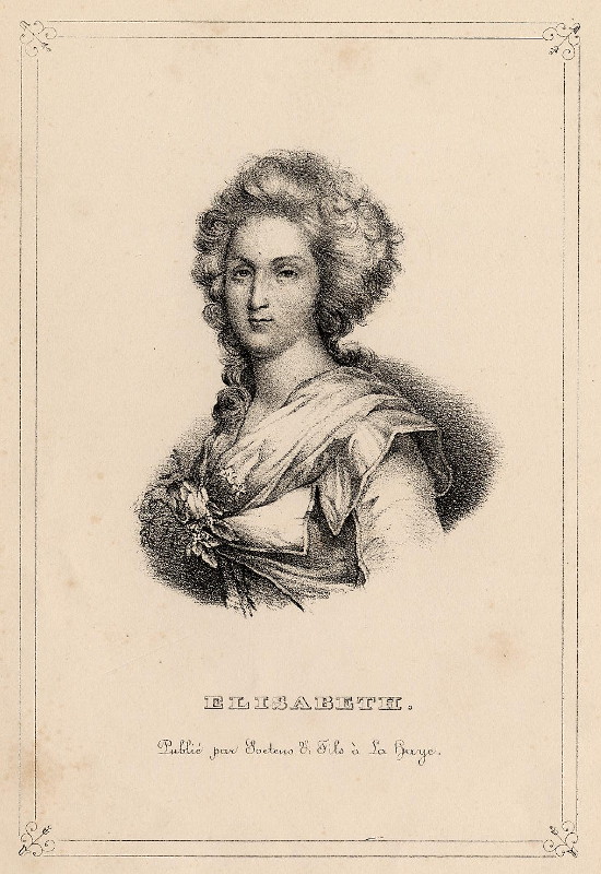 afbeelding van prent Elisabeth van nn (Adel, Vrouwen,)