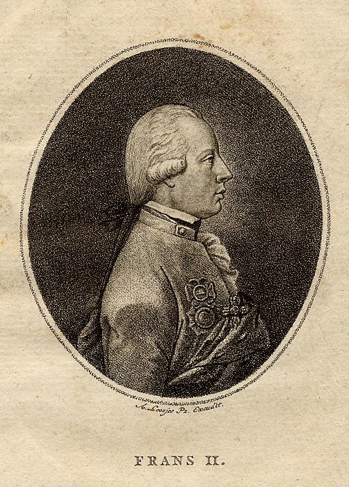 afbeelding van prent Frans II van A. Loosjes (Adel, )
