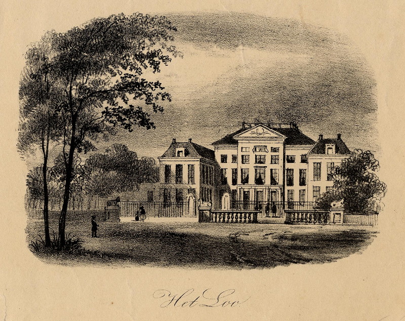 afbeelding van prent Het Loo van nn (Apeldoorn)