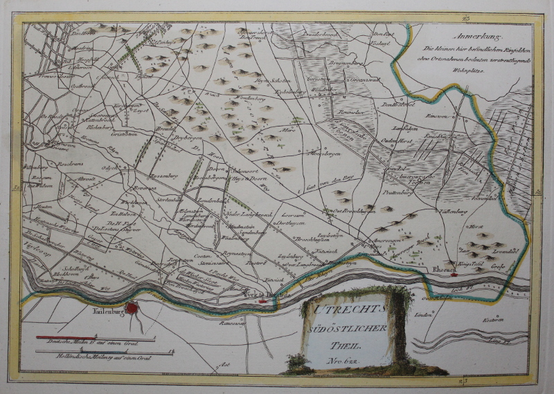 afbeelding van kaart Utrechts Südöstlicher Theil van Franz Johan Joseph Von Reilly