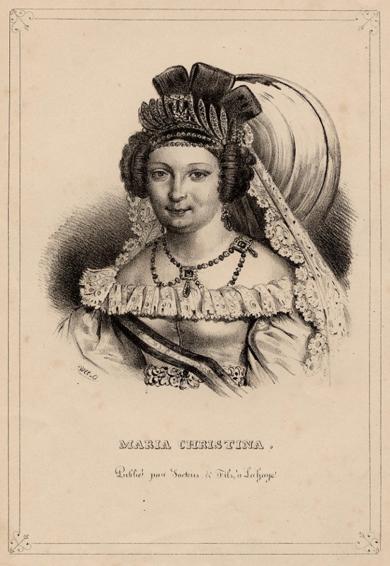 afbeelding van prent Maria Christina van Soetens (Adel, )