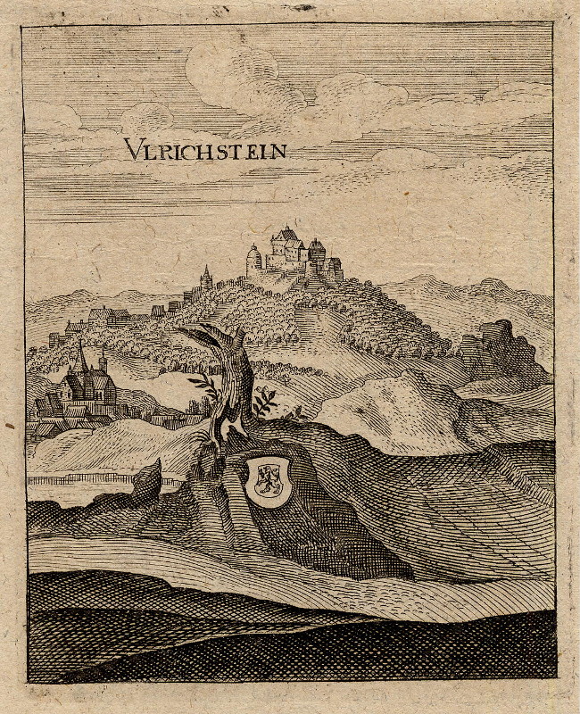 afbeelding van prent Ulrichstein van M. Merian (Ulrichstein)