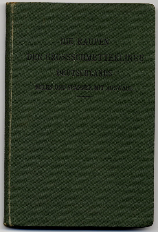 afbeelding van atlas Die Raupen der Grossschmetterlinge Deutschlands van Richard Rossler