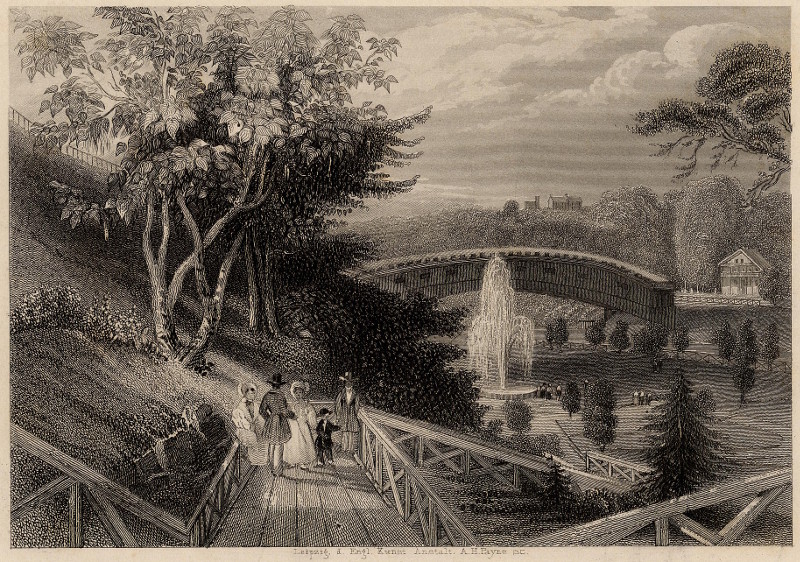 afbeelding van prent Fairmount Gartens van A.H. Payne (Philadelphia)