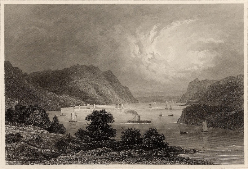 afbeelding van prent West-Point (Hudson) van nn (West Point)