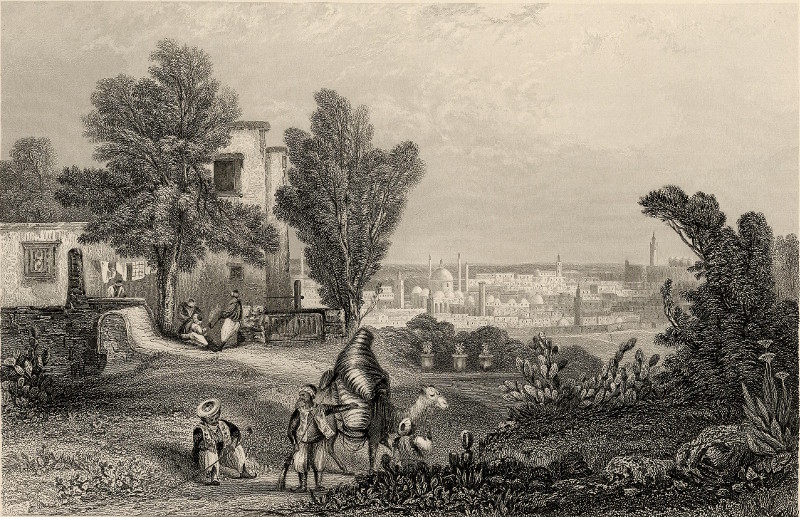 afbeelding van prent Tunis, from the Saneeah Eftoor van C. Bentley, J. Sands (Tunis)