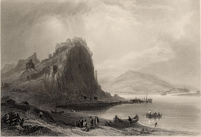 afbeelding van prent Castle Theban; Chateau de Theben van W.H. Bartlett, J.C. Armytage (Devin)