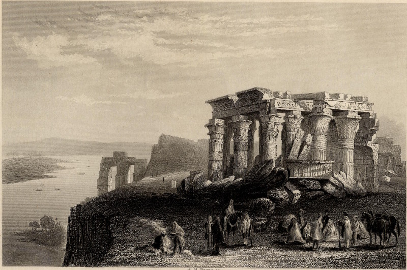 afbeelding van prent Ombos van A.H. Payne (Kom Ombo)