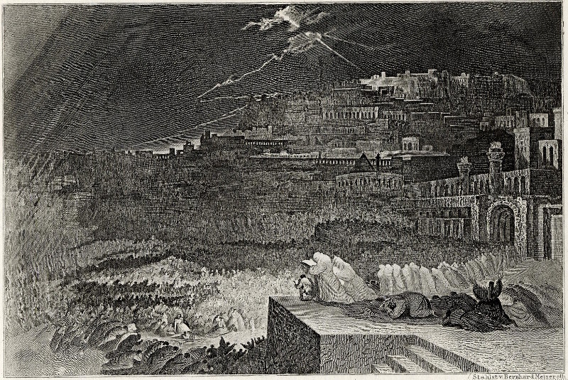 afbeelding van prent Het Boetvaartige NInive van Bernhard Metzeroth (Ninive, Nineve)