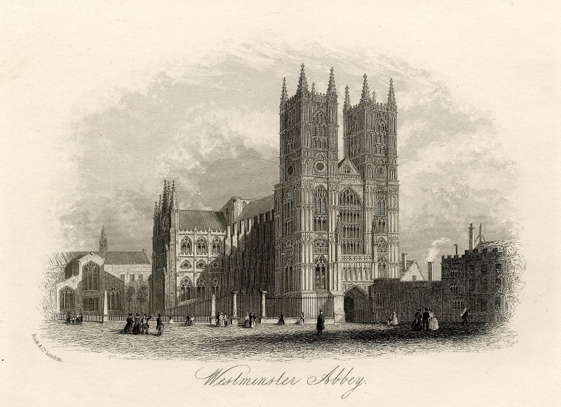 afbeelding van prent Westminster Abbey van William & Henry Rock (Londen, London)
