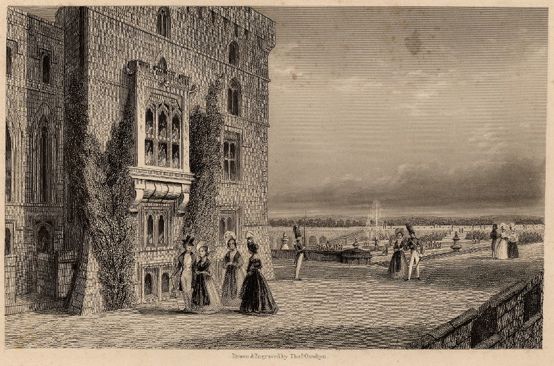 afbeelding van prent Victoria Tower, formerly the King´s Watch Tower, Windsor Castle van Thomas Onwhyn (Windsor)