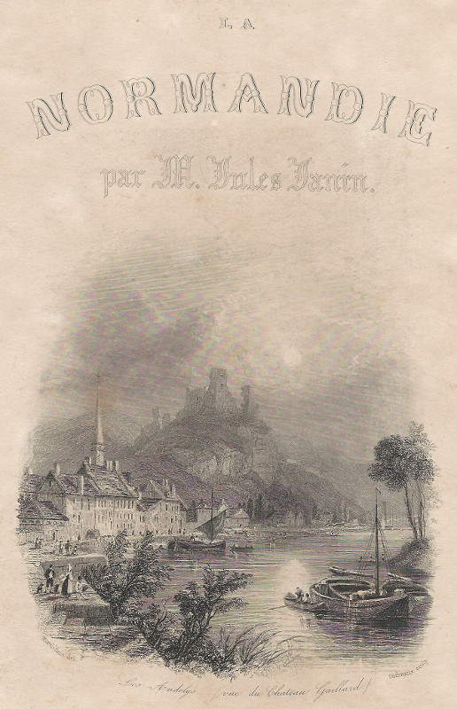 afbeelding van prent Les Andelys (vue du Chateau Gaillard) van Morel, Outhwaite (Les Andelys)