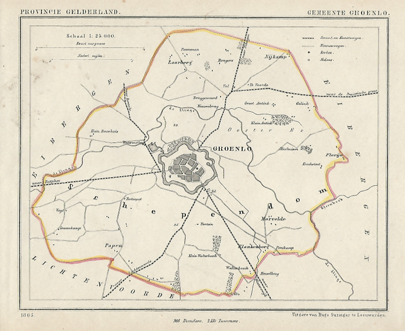 afbeelding van Kuyperkaart Groenlo van Kuyper (Kuijper)