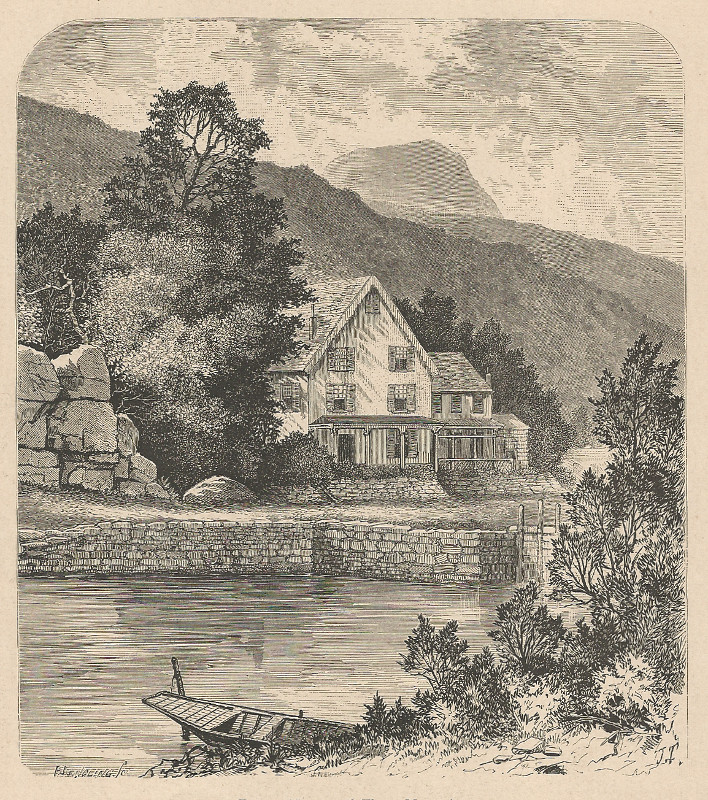 afbeelding van prent Terrace House and Thorn Mountain van nn (Jackson)