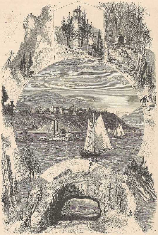 afbeelding van prent West Point, and scenes in vicinity van nn (West Point)