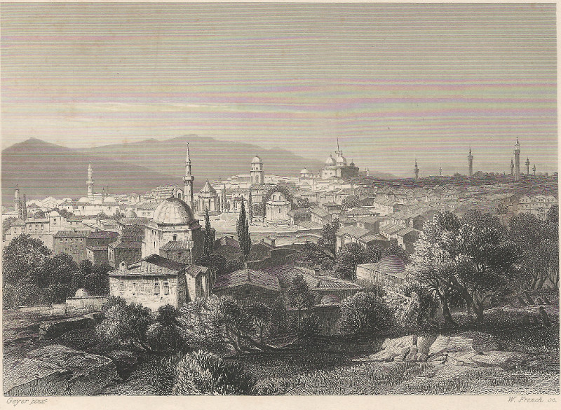 afbeelding van prent Broussa (in Klein-Asien) van A.Geyer, W. French (Bursa)