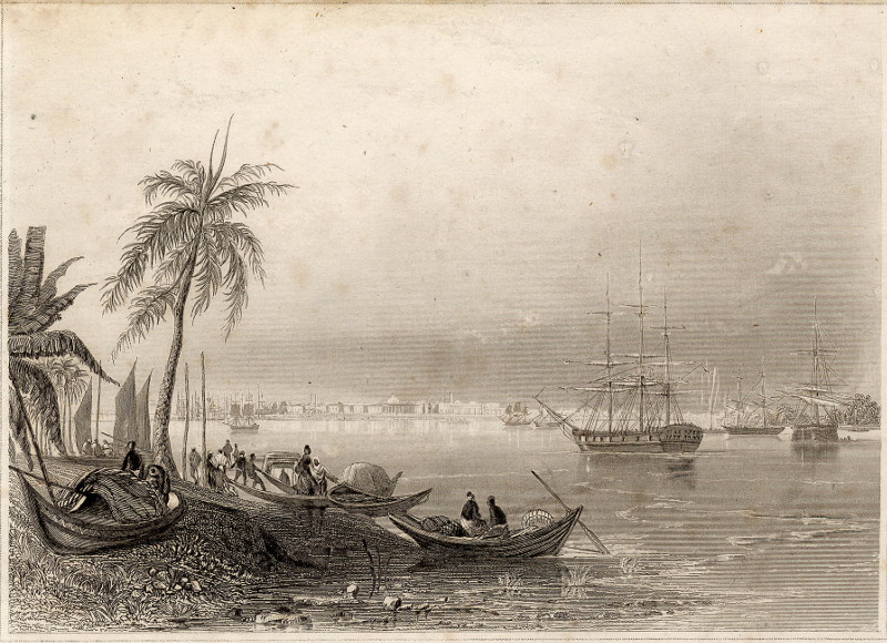 afbeelding van prent Calcutta van nn (Calcutta, Kolkata)