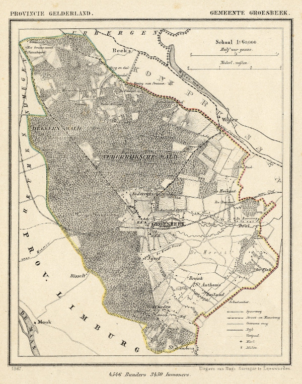 afbeelding van Kuyperkaart Groesbeek van Kuyper (Kuijper)