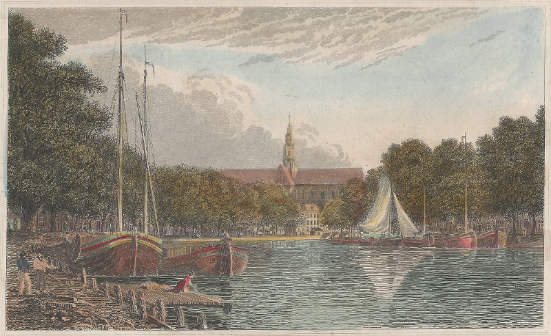 afbeelding van prent Haarlem van Captain R. Batty, Letitia Byrne (Haarlem)