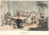 Afbeelding van de prent Meubelen (12e eeuw) Prent Meubelen (12e eeuw)