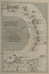 kaart Carte des Isles Antilles on du Vent avec la partie orientale Des Isles Sou le Vent