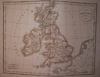 kaart Iles Britanniques