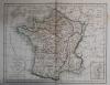 kaart Royaume de France divise en ses 32 Provinces avant 1790