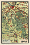 kaart Kaart van de Omstreken van Nijmegen