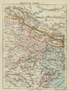 kaart Britsch Indië ((Noord)