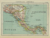 kaart Centraal Amerika