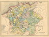 Afbeelding van kaart Duitschland van 1355-1500 kaart Duitschland van 1355-1500