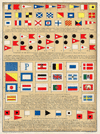 Prent Signal-Flags, Pilot-Flags and Weather and Storm-Flags