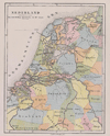 Afbeelding van kaart Nederland. Gouwverdeeling omstreeks de 10e eeuw kaart Nederland. Gouwverdeeling omstreeks de 10e eeuw