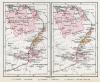 kaart De Generaliteitslanden aan de Maas in 1720 en na 1785