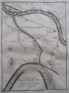 kaart Doorvaart bij Pannerden, Getrokken van de Waal in den Rijn