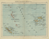 kaart Nieuw-Caledonië, Fidsji Eilanden