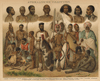 Prent Afrikaansche Volkstypen