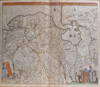 kaart Tabula Dominii Groeningae qvae et Complectitur Maximam partum Drentiae
