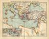 kaart Het Byzantijnsche rijk omstreeks 1000 na Chr.