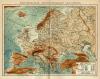 Afbeelding van kaart Natuurkundige overzichtskaart van Europa kaart Natuurkundige overzichtskaart van Europa