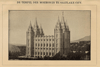 Prent De tempel van de Mormonen te Saltlake City