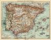 Afbeelding van kaart Spanje en Portugal kaart Spanje en Portugal