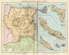 kaart Nederlandsch West-Indië (Suriname, en Nederlanse Antillen)