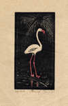 Prent Flamingo