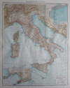 kaart übersichtskarte von Italien
