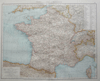 kaart übersichtskarte von Frankreich
